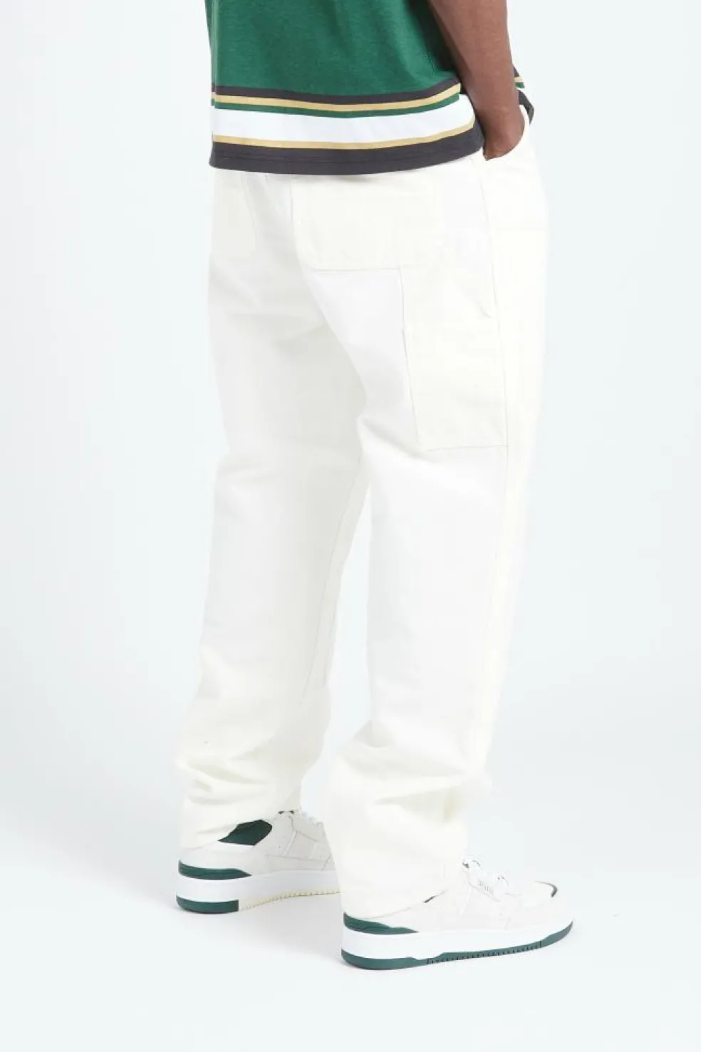 Double Knee Pant - Pantalon | Blanc