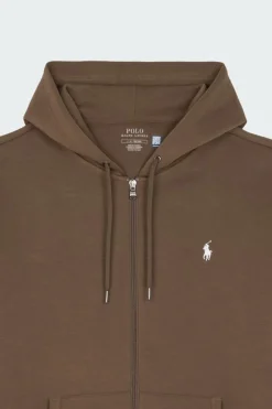 Double-Knit Full-Zip Hoodie - Hoodie zippé | Marron