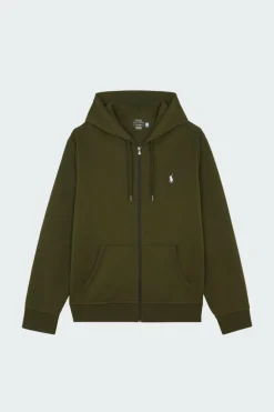 Double-Knit Full-Zip Hoodie - Hoodie zippé | Kaki