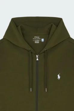 Double-Knit Full-Zip Hoodie - Hoodie zippé | Kaki