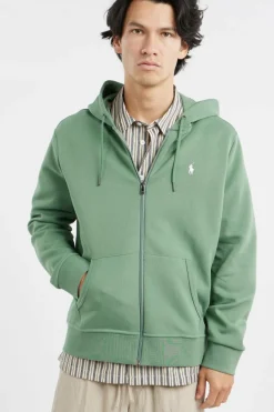 Double-Knit Full-Zip Hoodie - Hoodie zippé | Vert