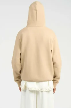 Double-Knit Hoodie - Hoodie | Beige