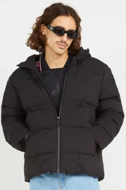 DOUDOUNE TECHNIQUE A CAPUCHE - Doudoune | Noir