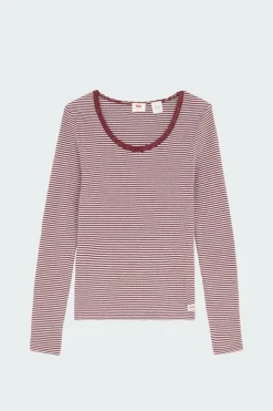 DRY GOODS WAFFLE LS TEE - Top | Rouge