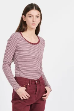 DRY GOODS WAFFLE LS TEE - Top | Rouge