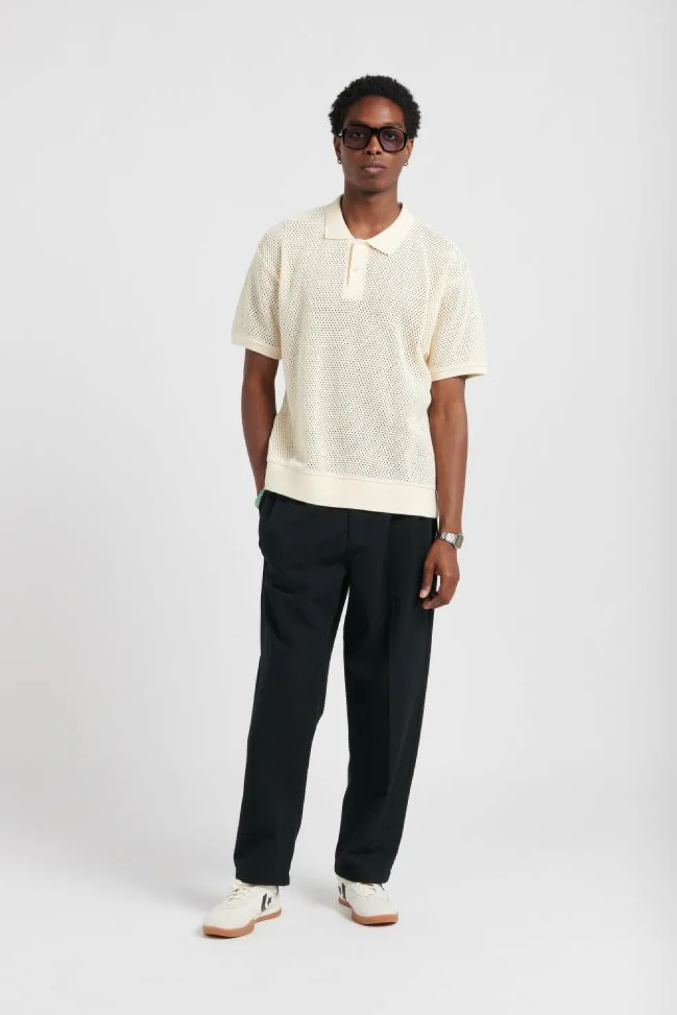 DUKE MESH - Polo | Beige