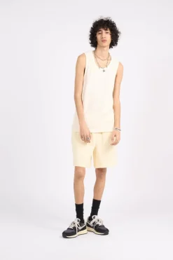 enzi seersucker shorts - Short | Jaune