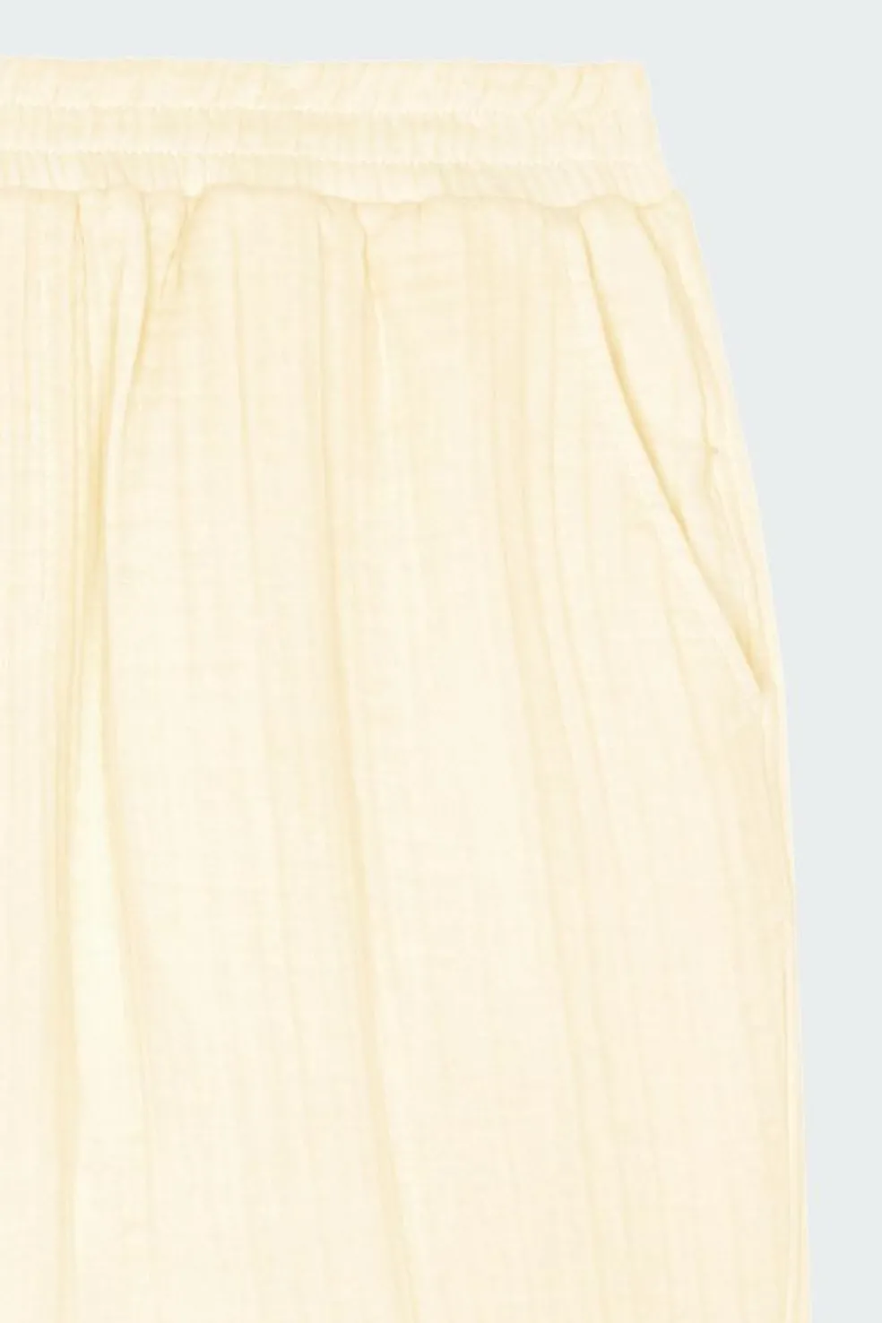 enzi seersucker shorts - Short | Jaune