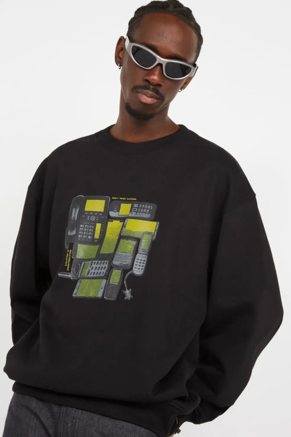 evolution oversized sweater - Sweatshirt | Noir