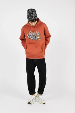 Evolved Hand Front Hood - Hoodie | Orange