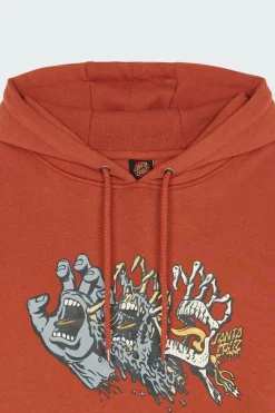 Evolved Hand Front Hood - Hoodie | Orange