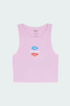 EYE, LIPS, OBEY - Top | Violet