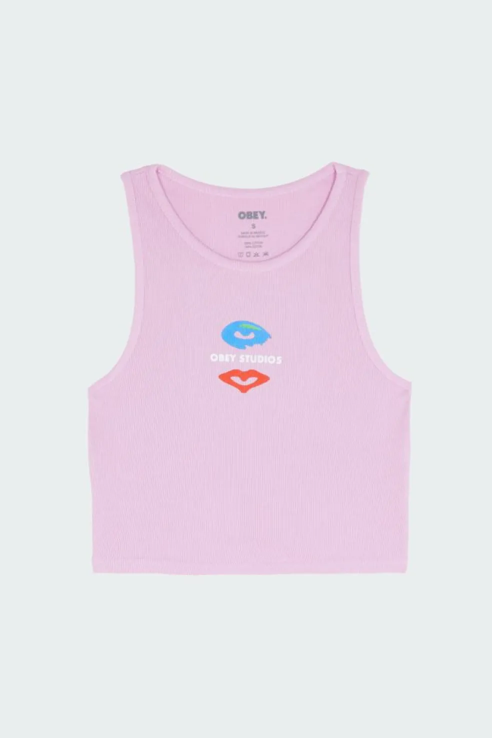EYE, LIPS, OBEY - Top | Violet