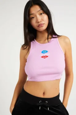 EYE, LIPS, OBEY - Top | Violet