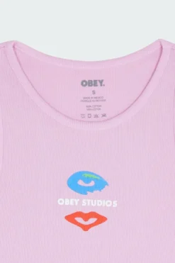 EYE, LIPS, OBEY - Top | Violet