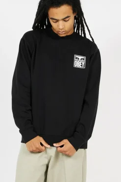 EYES ICON CREW B - Sweatshirt | Noir
