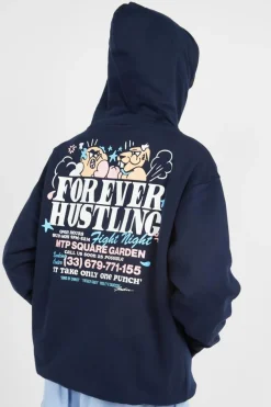 FIGHT - Hoodie | Bleu