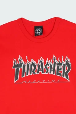 FLAME - T-shirt | Rouge