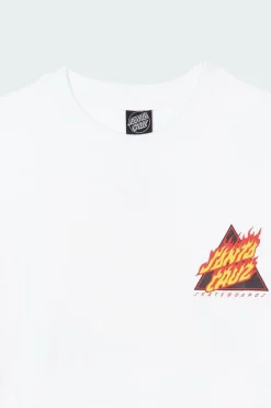 Flamed Not A Dot - T-shirt | Blanc