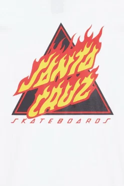 Flamed Not A Dot - T-shirt | Blanc