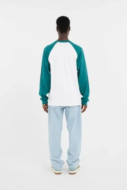 Flaming Ducks Baseball - T-shirt | Blanc