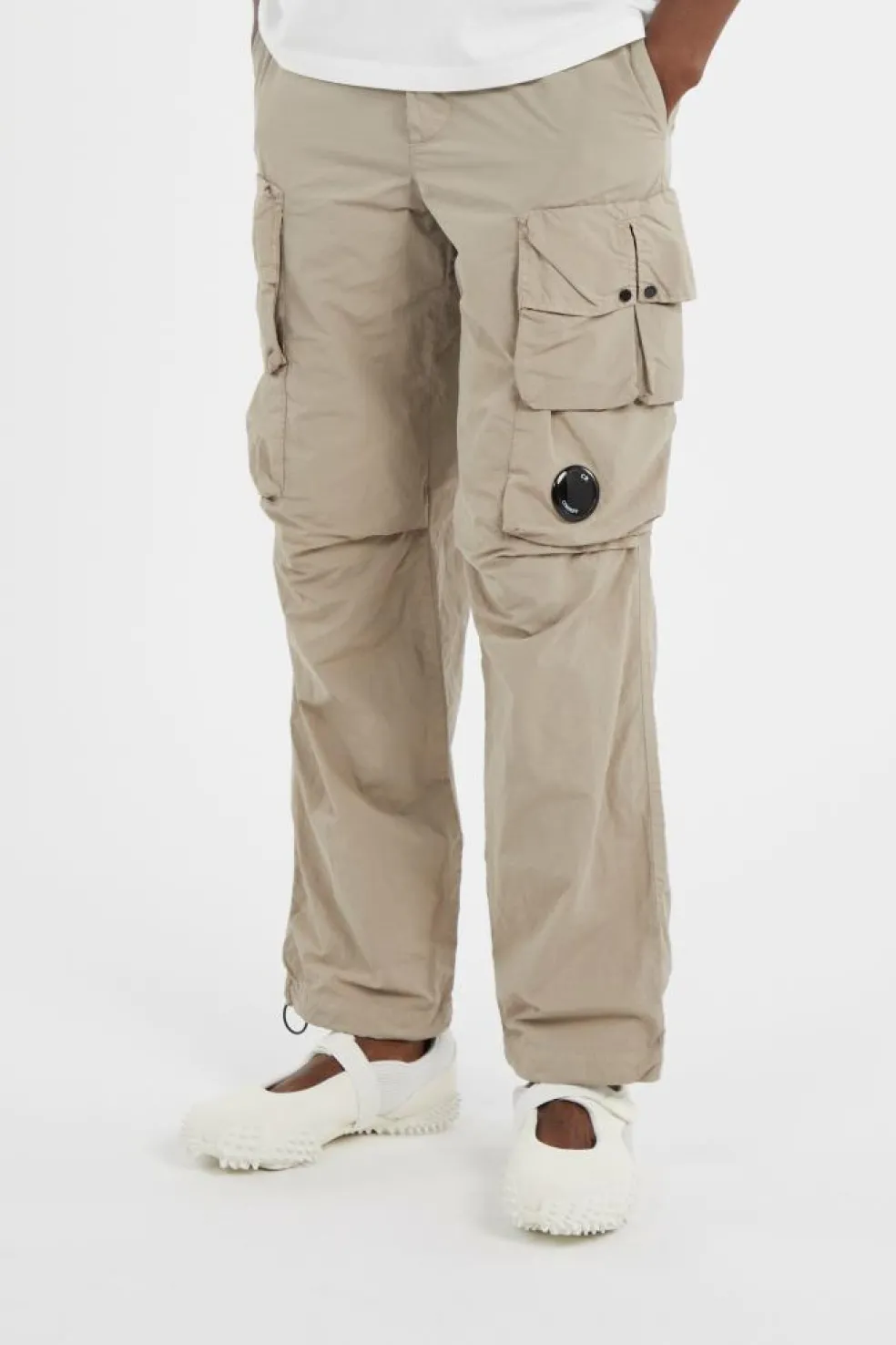 FLATT NYLON CARGO PANTS - Pantalon cargo | Kaki