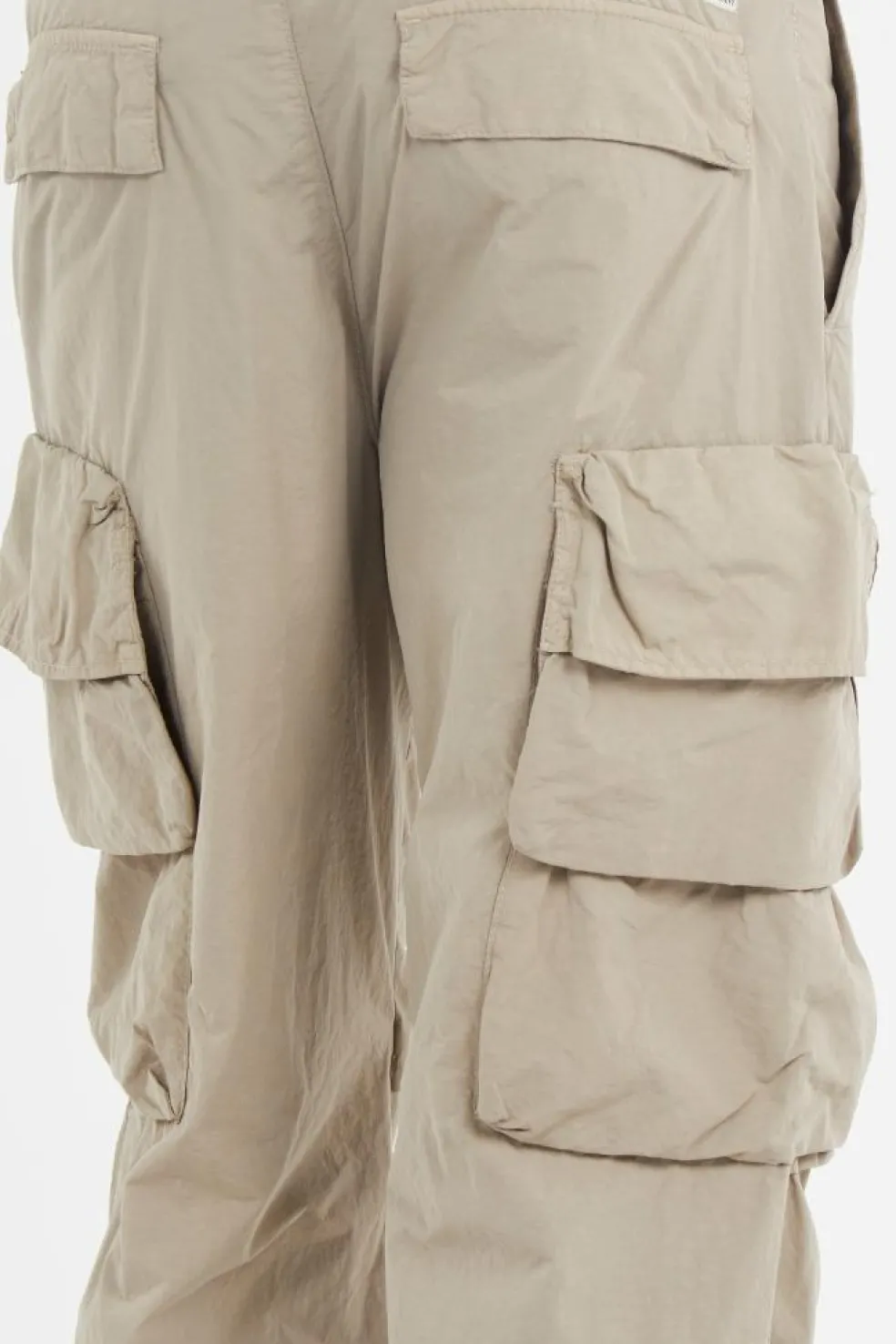 FLATT NYLON CARGO PANTS - Pantalon cargo | Kaki