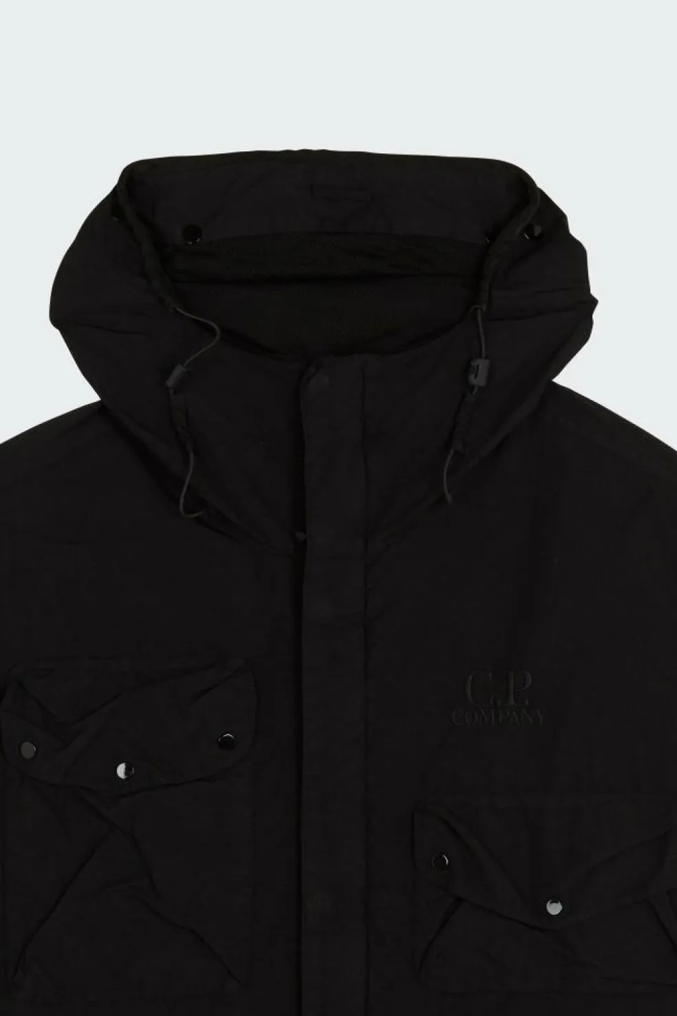 FLATT NYLON GOGGLE JACKET - Veste | Noir