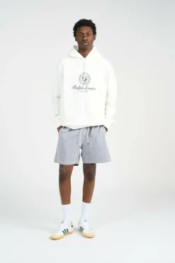 Fleece Graphic Hoodie - Hoodie | Blanc