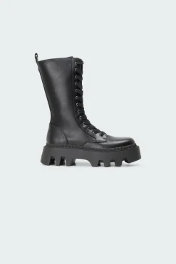 FLORA LACEUP HI - Bottes | Noir