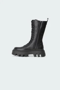 FLORA LACEUP HI - Bottes | Noir