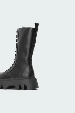 FLORA LACEUP HI - Bottes | Noir