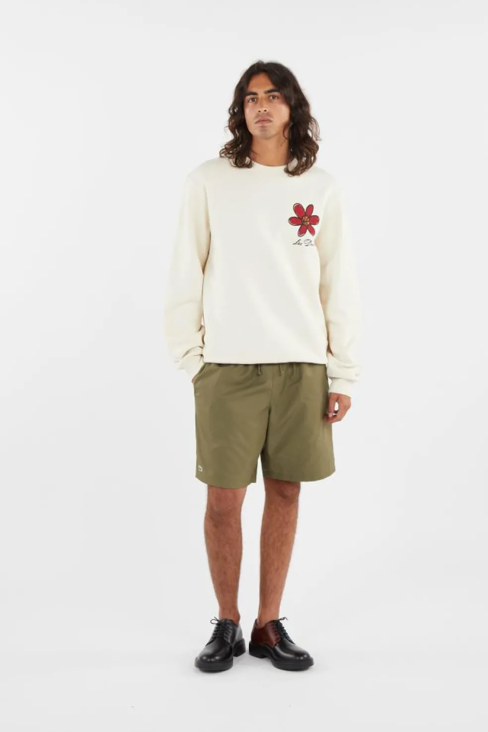 Flower - Sweatshirt | Beige