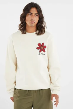 Flower - Sweatshirt | Beige