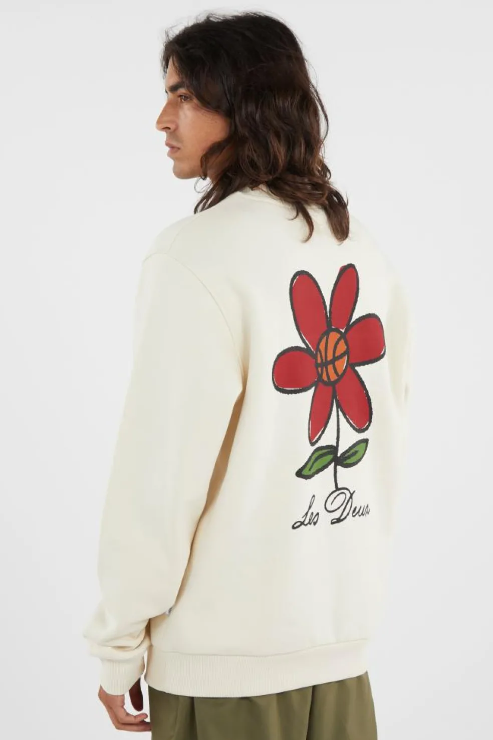 Flower - Sweatshirt | Beige