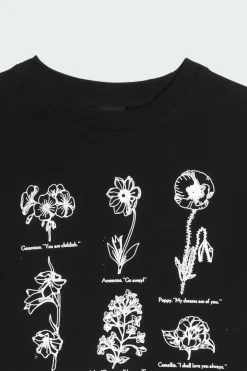 FLOWER PACKET - Sweat | Noir