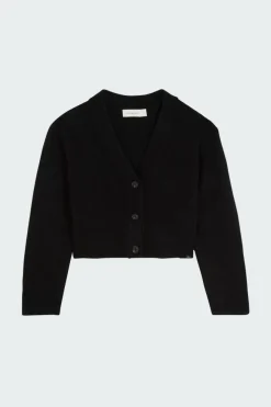 FLUFFY YARN - Cardigan | Noir