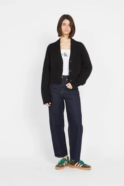 FLUFFY YARN - Cardigan | Noir