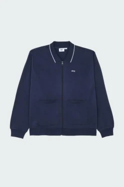 FONTANA ZIP FRONT POLO SWEATSH - Sweatshirt zippé | Bleu