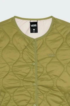 FORCES OS SHORT REV LIN DUSK LDGRN - VESTE MATELASSEE | Kaki