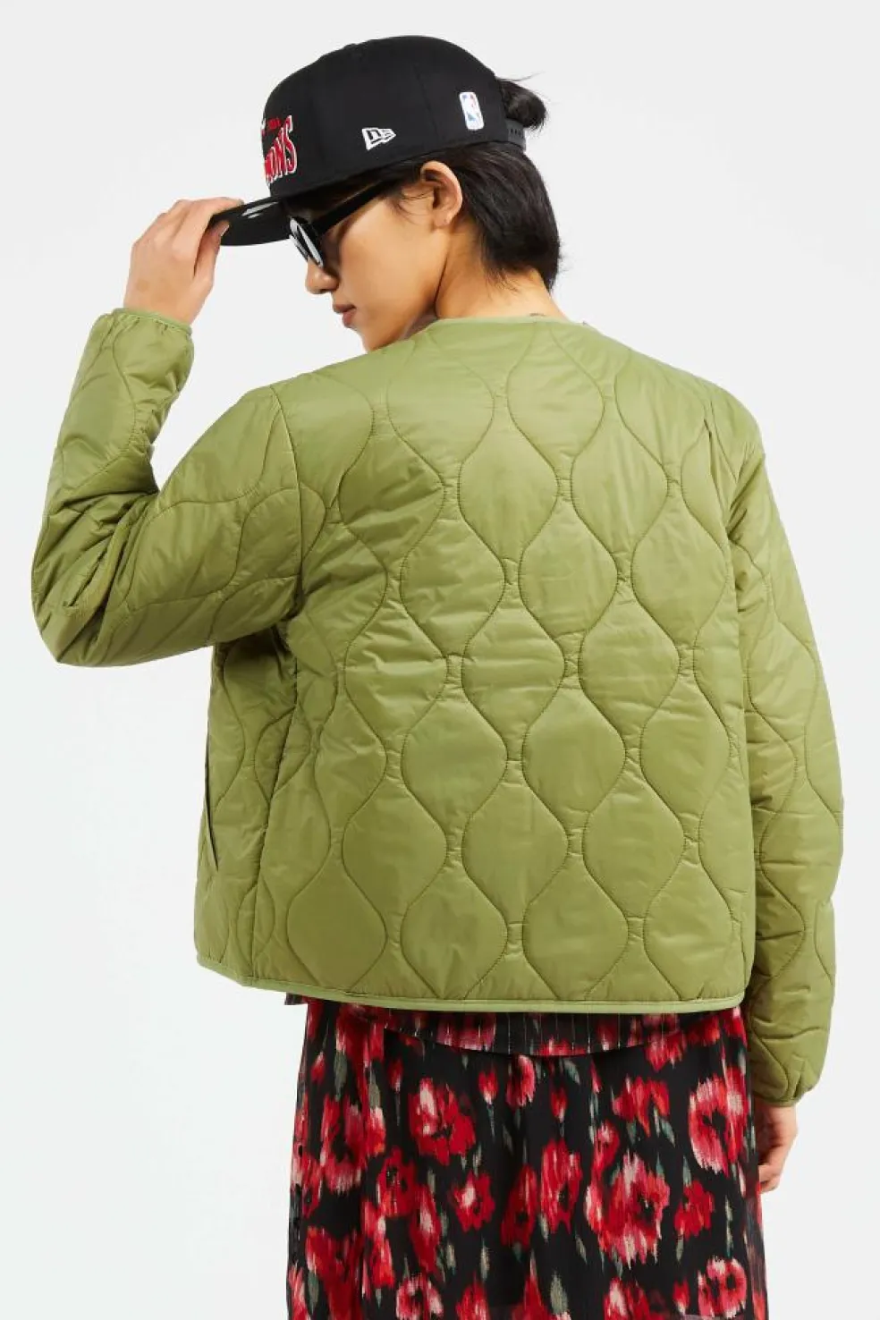 FORCES OS SHORT REV LIN DUSK LDGRN - VESTE MATELASSEE | Kaki