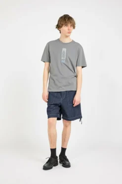 FRONT AND BACK LOGO T-SHIRT - T-shirt | Gris