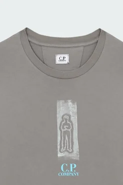 FRONT AND BACK LOGO T-SHIRT - T-shirt | Gris