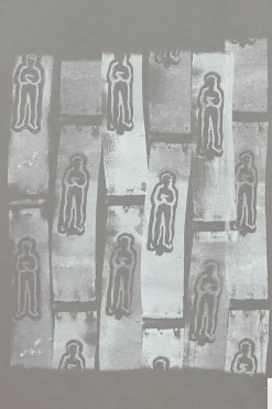 FRONT AND BACK LOGO T-SHIRT - T-shirt | Gris