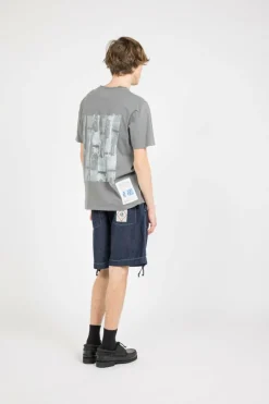 FRONT AND BACK LOGO T-SHIRT - T-shirt | Gris