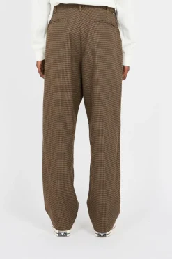 FUBAR HOUNDSTOOTH - Pantalon | Marron