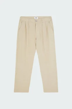 FUBAR LINEN PLE - Pantalon | Beige