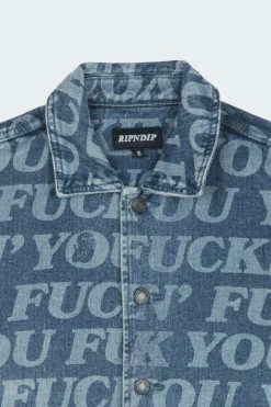 Fuckin Fuck - Veste | Bleu
