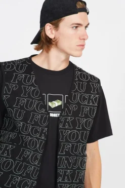 Fuckin Fuck Quilted Vest - Veste | Noir