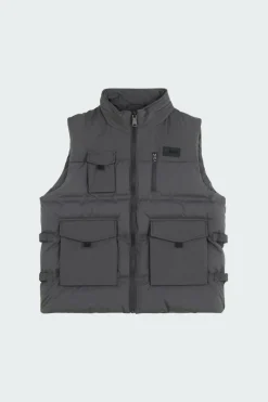GILET MATELASSE FONCTIONNEL - Doudoune | Gris